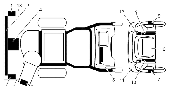 Decals Diagram and Parts List for 1130 (STE XP)(2004-07) Husqvarna Snow Blower