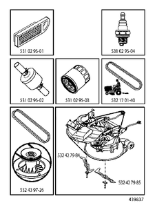 Accessories Diagram and Parts List for 35 19900100001-19902200000 Husqvarna Chainsaw