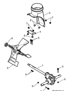 Auger Housing And Impeller 2 Diagram and Parts List for ST327 (96193012401)(2019-03) Husqvarna Snow Blower