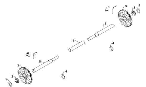 Drive 2 Diagram and Parts List for ST327 (97046940100)(2020-05) Husqvarna Snow Blower