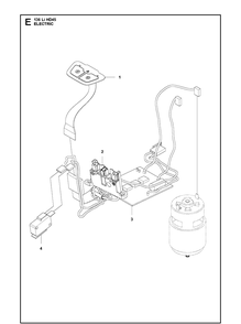 Part Location Diagram of 585592101 Husqvarna Keypad