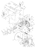 Page E Diagram and Parts List for 10527 SBE 96193001600 -2006-08 Husqvarna Snow Blower