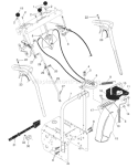 Page C Diagram and Parts List for 10527 SBE 96193001603 -2007-08 Husqvarna Snow Blower