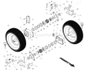 Page G Diagram and Parts List for 10527 SBE 96193001603 -2007-08 Husqvarna Snow Blower