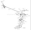 Part Location Diagram of 585271601 Husqvarna Snow Blower Deflector Cable
