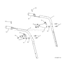 Part Location Diagram of 532421708 Husqvarna Plow Handle Lh