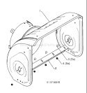 Page C Diagram and Parts List for 10527 SB LS 96193002800 -2008-09 Husqvarna Snow Blower