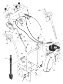 Page C Diagram and Parts List for 10530 SBEB 96193001300 -2006-06 Husqvarna Snow Blower