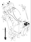 Page C Diagram and Parts List for 10527 SBE 96193000900 -2006-05 Husqvarna Snow Blower