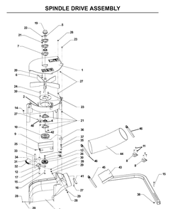 Bagger 2 Diagram and Parts List for 968999196 2003-10 Husqvarna Lawn Tractor Accessories