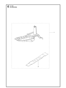 Accessories Diagram and Parts List for LC142I  Husqvarna Lawn Mower