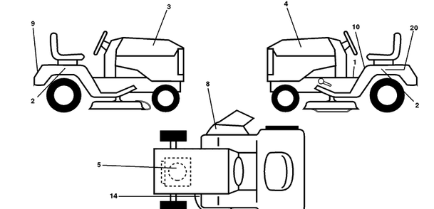 Part Location Diagram of 532159139 Husqvarna Manual Owner's (French)