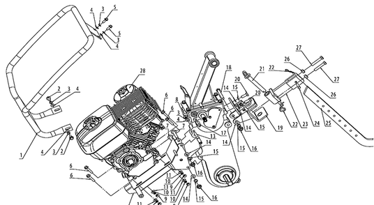 Part Location Diagram of 589017201 Husqvarna Washer