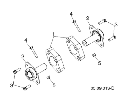 Auger Housing And Impeller 3 Diagram and Parts List for ST230P (96193010106)(2019-04) Husqvarna Snow Blower