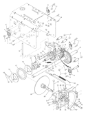 Page E Diagram and Parts List for 1130 SBEOV 96193002100 -2006-09 Husqvarna Snow Blower