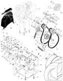 Page B Diagram and Parts List for 1130 SBEXP 96193000600 -2006-05 Husqvarna Snow Blower