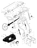 Page F Diagram and Parts List for 1130 SBEXP 96195000202 -2006-10 Husqvarna Snow Blower