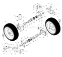 Page G Diagram and Parts List for 1130SBE 1130 SBE 96193001700 -2006-08 Husqvarna Snow Blower