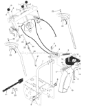 Page C Diagram and Parts List for 1130SBE 1130 SBE 96193001701 -2008-01 Husqvarna Snow Blower