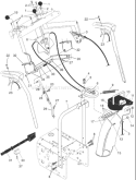 Page C Diagram and Parts List for 1130 SBE OV 96193002400 -2008-01 Husqvarna Snow Blower