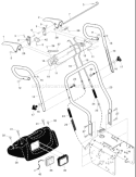 Part Location Diagram of 585238102 Husqvarna Handle.Lower.Chain.Snow.Black