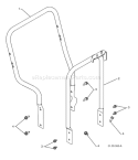 Page T Diagram and Parts List for 1130 SB LS 96193002900 -2008-08 Husqvarna Snow Blower