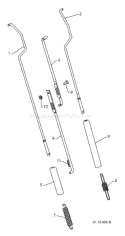 Part Location Diagram of 532192091 Husqvarna Spring Sleeve