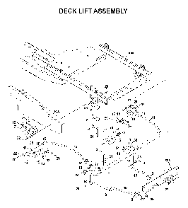 Mower Lift / Deck Lift Diagram and Parts List for CZ4818BIA (968999276)(2004-09) Husqvarna Lawn Tractor