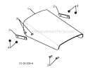 Page P Diagram and Parts List for 11524E 96193006600 -2010-08 Husqvarna Snow Blower