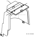 Page B Diagram and Parts List for 11524E 96193006600 -2010-08 Husqvarna Snow Blower