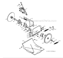 Drive Diagram and Parts List for 11524E 96193006600 -2010-08 Husqvarna Snow Blower