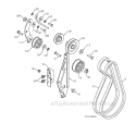 Page C Diagram and Parts List for 11524E 96193006600 -2010-08 Husqvarna Snow Blower