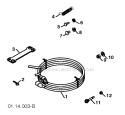 Page G Diagram and Parts List for 11524E 96193006600 -2010-08 Husqvarna Snow Blower