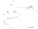 Drive Diagram and Parts List for 11524E 96193007400 -2011-07 Husqvarna Snow Blower