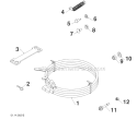 Accessories Diagram and Parts List for 11524E 96193007400 -2011-07 Husqvarna Snow Blower