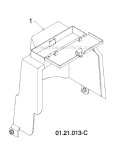 Chassis, Engine And Pulleys Diagram and Parts List for 11524E 96193007401 -2011-07 Husqvarna Snow Blower