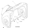 Page K Diagram and Parts List for 11524E 96193007401 -2011-07 Husqvarna Snow Blower
