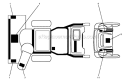 Decals Diagram and Parts List for 11524E 96193007401 -2011-07 Husqvarna Snow Blower