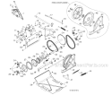 Drive Diagram and Parts List for 11524E 96193007401 -2011-07 Husqvarna Snow Blower