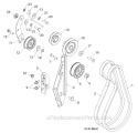 Page B Diagram and Parts List for 11524E 96193007401 -2011-07 Husqvarna Snow Blower