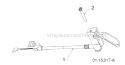 Page X Diagram and Parts List for 11524E 96193007401 -2011-07 Husqvarna Snow Blower