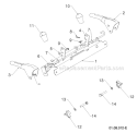 Page Z Diagram and Parts List for 11524E 96193007401 -2011-07 Husqvarna Snow Blower