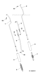 Page AA Diagram and Parts List for 11524E 96193007401 -2011-07 Husqvarna Snow Blower