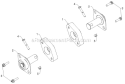 Auger Housing Impeller Diagram and Parts List for 11524E 96193007403 - 2012-06 Husqvarna Snow Blower