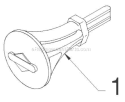Accessories Diagram and Parts List for 11524E 96193007403 - 2012-06 Husqvarna Snow Blower