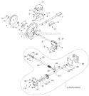 Auger Housing Impeller Diagram and Parts List for 11524E 96193007403 - 2012-06 Husqvarna Snow Blower
