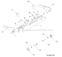 Part Location Diagram of 580687803 Husqvarna Lever
