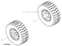 Part Location Diagram of 532436253 Husqvarna Wheel