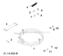 Page G Diagram and Parts List for 11524E 96193008200 -2011-08 Husqvarna Snow Blower