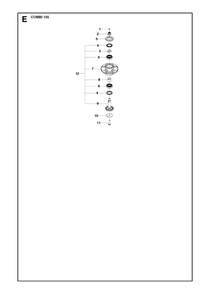 61-Inch/155cm Cutting Deck 5 Diagram and Parts List for P525D 20120100001 - 20143999999 Husqvarna Lawn Tractor
